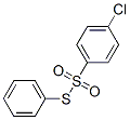 4-Chlorobenzenesulfonothioic acid S-phenyl ester Structure