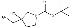 1-Boc-3-(aMinoMethyl)-3-hydroxypyrrolidine Structure