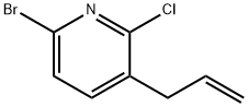 3-Allyl-6-bromo-2-chloropyridine 구조식 이미지