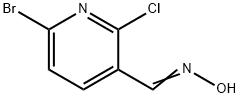 6-Bromo-2-chloronicotinaldehyde oxime Structure