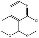 2-클로로-3-(디메톡시메틸)-4-요오도피리딘 구조식 이미지