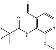 N-(4-Formyl-2-methoxypyridin-3-yl)pivalamide Structure