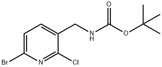 tert-Butyl (6-bromo-2-chloropyridin-3-yl)-methylcarbamate Structure