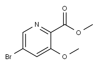 Methyl 5-bromo-3-methoxypicolinate 구조식 이미지