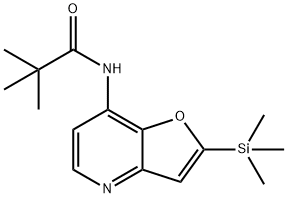 N-(2-(Trimethylsilyl)furo[3,2-b]pyridin-7-yl)-pivalamide Structure