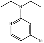 4-브로모-N,N-디에틸피리딘-2-아민 구조식 이미지