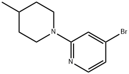 4-브로모-2-(4-메틸피페리디노)피리딘 구조식 이미지