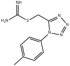 [1-(4-methylphenyl)-1H-tetrazol-5-yl]methyl imidothiocarbamate 구조식 이미지