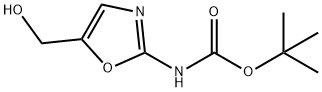 tert-butyl [5-(hydroxymethyl)-1,3-oxazol-2-yl]carbamate Structure