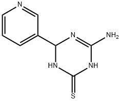 4-amino-6-pyridin-3-yl-1,6-dihydro-1,3,5-triazine-2-thiol Structure