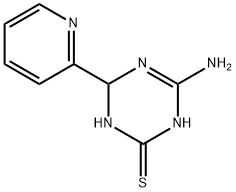 4-amino-6-pyridin-2-yl-1,6-dihydro-1,3,5-triazine-2-thiol Structure