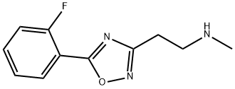{2-[5-(2-fluorophenyl)-1,2,4-oxadiazol-3-yl]ethyl}methylamine 구조식 이미지