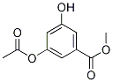 Methyl 3-(acetyloxy)-5-hydroxybenzoate 구조식 이미지