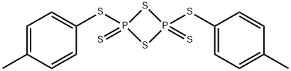 2,4-BIS(P-TOLYLTHIO)-1,3-DITHIA-2,4-DIPHOSPHETANE-2,4-DISULFIDE Structure