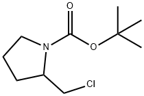 1-BOC-2-클로로메틸-피롤리딘 구조식 이미지