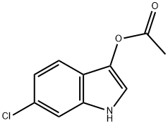 6-CHLORO-3-INDOLYL ACETATE 구조식 이미지