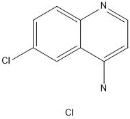 4-AMINO-6-CHLOROQUINOLINE HYDROCHLORIDE Structure