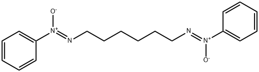 1,1'-(1,6-헥산디일)비스(2-페닐디아젠)-2,2'-디옥사이드 구조식 이미지