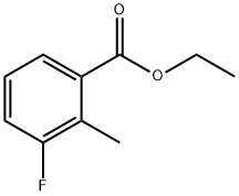 Ethyl 3-Fluoro-2-Methylbenzoate 구조식 이미지