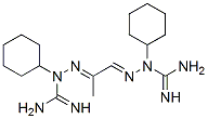 methylglyoxal bis(cyclohexylamidinohydrazone) Structure