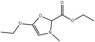 2-Oxazolecarboxylicacid,5-ethoxy-2,3-dihydro-3-methyl-,ethylester(9CI) 구조식 이미지