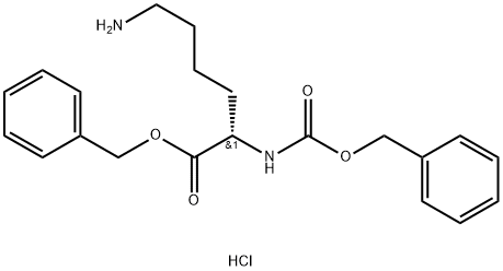 H-LYS(Z)-OBZL HCL 구조식 이미지