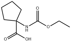 시클로펜탄카르복실산,1-[(에톡시카르보닐)아미노]-(9CI) 구조식 이미지