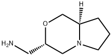 ((3S,8aR)-hexahydro-1H-pyrrolo[2,1-c][1,4]oxazin-3-yl)MethanaMine 구조식 이미지