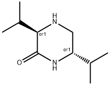 Piperazinone, 3,6-bis(1-methylethyl)-, trans- (9CI) Structure