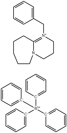 8-벤질-1,8-디아자바이사이클로[5.4.0]운데크-7-엔테트라페닐보레이트 구조식 이미지