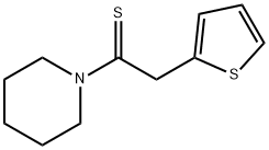 Piperidine,  1-[2-(2-thienyl)-1-thioxoethyl]-  (9CI) Structure