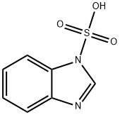 1H-벤즈이미다졸-1-설폰산(9CI) 구조식 이미지