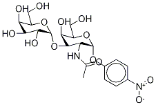 4-Nitrophenyl 2-(Acetamido)-2-deoxy-3-O-α-D-galactopyranosyl-α-D
-galactopyranoside Structure