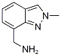 (2-Methyl-2H-indazol-7-yl)methylamine 구조식 이미지