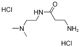 3-Amino-N-[2-(dimethylamino)ethyl]propanamidedihydrochloride 구조식 이미지