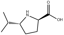D-Proline, 5-(1-methylethyl)-, trans- (9CI) Structure