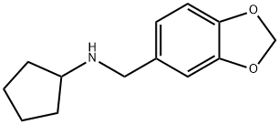 BENZO[1,3]DIOXOL-5-YLMETHYL-CYCLOPENTYL-AMINE 구조식 이미지