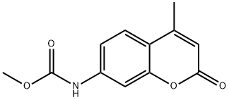 메틸4-메틸-2-옥소-2H-크로멘-7-일카바메이트 구조식 이미지