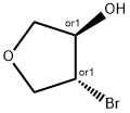 trans-3-Bromo-4-hydroxytetrahydrofuran Structure