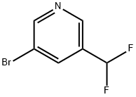 3-BroMo-5-(디플루오로메틸)피리딘 구조식 이미지