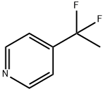 Pyridine, 4-(1,1-difluoroethyl)- (9CI) Structure