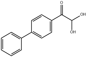 4-BIPHENYLGLYOXAL HYDRATE Structure