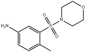 4-메틸-3-(4-모르폴리노설포닐)아닐린 구조식 이미지