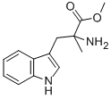 DL-ALPHA-METHYLTRYPTOPHAN METHYL ESTER HYDROCHLORIDE 구조식 이미지