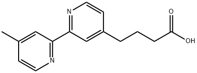 4-Methyl-4'-(3-carboxypropyl)-2,2'-bipyridine Structure