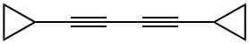 시클로프로판,1,1-(1,3-부타디인-1,4-디일)비스-(9CI) 구조식 이미지