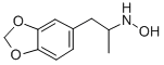 (+/-)-N-HYDROXY-3 4-METHYLENEDIOXYAMPHE& Structure