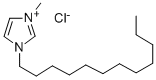 1-DODECYL-3-METHYLIMIDAZOLIUM CHLORIDE 구조식 이미지