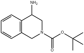 tert-부틸4-아미노-3,4-디히드로이소퀴놀린-2(1H)-카르복실레이트 구조식 이미지