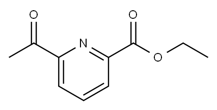 6-Acetylpyridine-2-carboxylic acid ethyl ester Structure